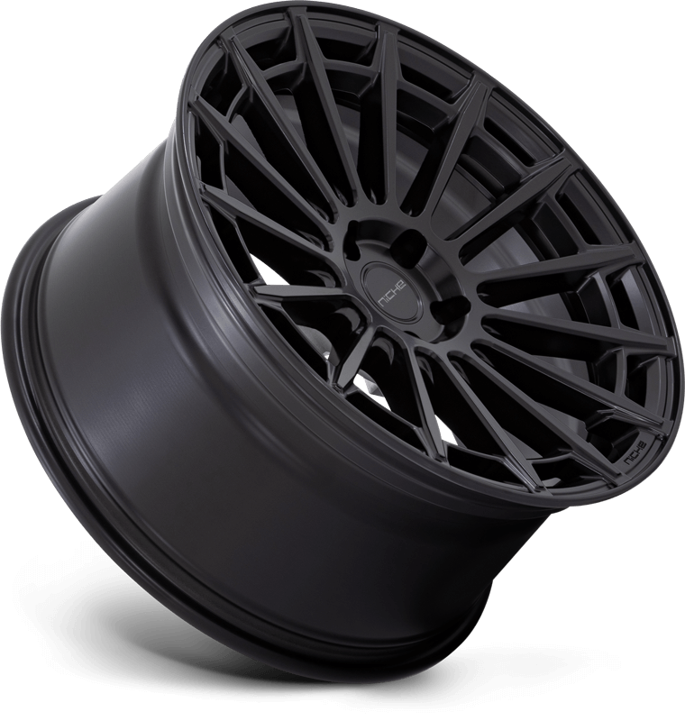 black wheel rim